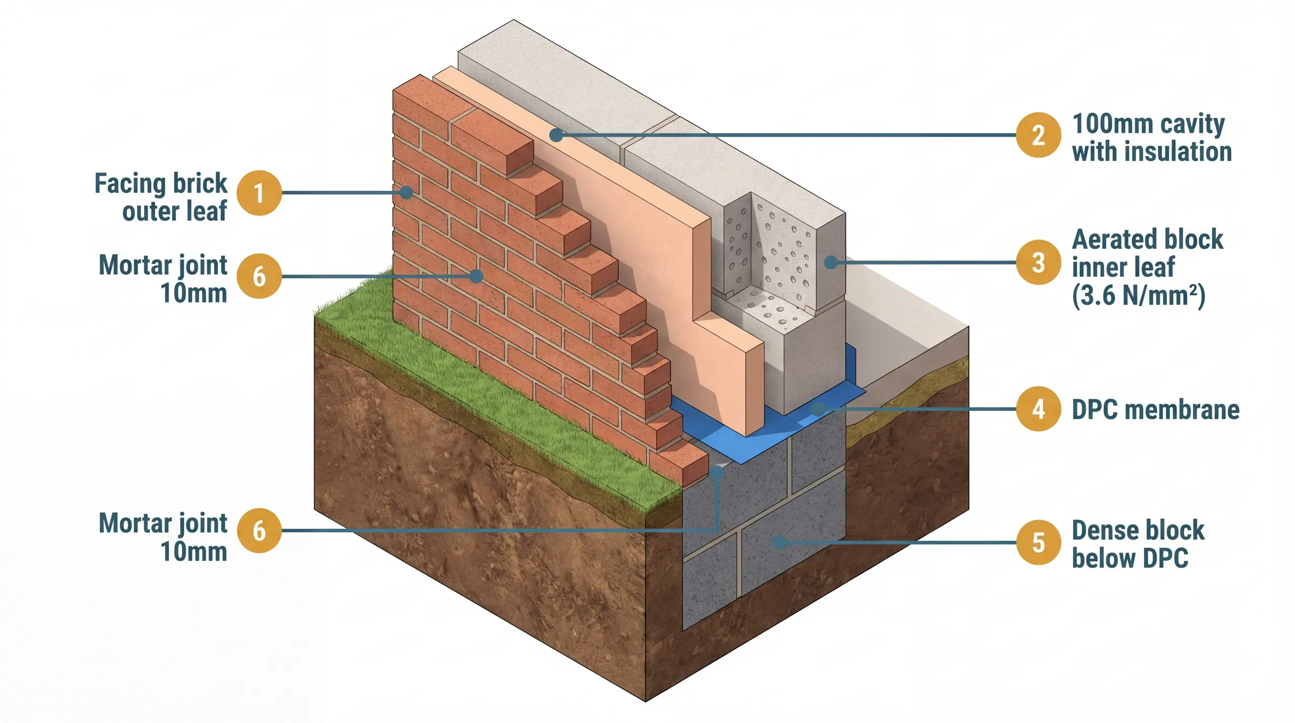 100mm Aerated Concrete Blocks: The Inner Leaf Workhorse Explained