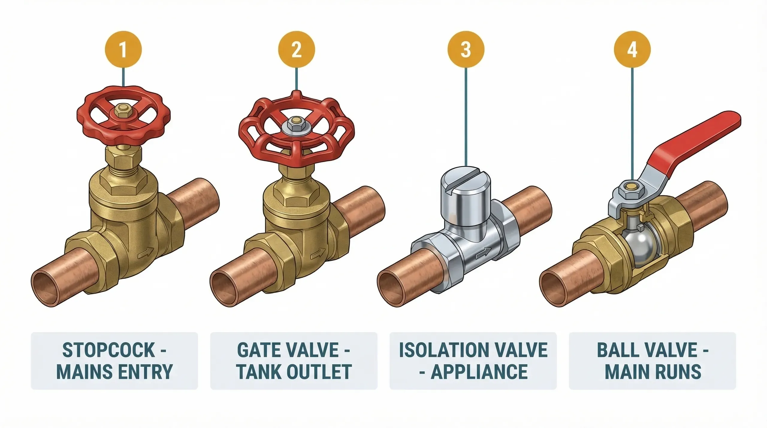 Stop Valves and Isolation Valves: Which Type, Where, and What to Buy